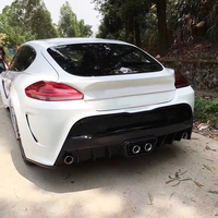 Kit carrosserie pour Panamera 970, modification et mise à niveau de la voiture 2009-2015, pare-chocs avant en fibre de carbone, lèvre avant, pare-chocs arrière