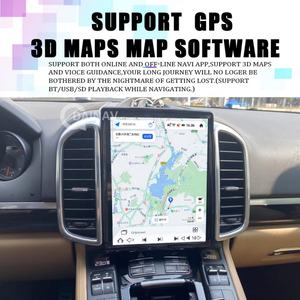 Autoradio 10,5 pouces pour Porsche Cayenne 2010 - 2017, lecteur multimédia Android, navigation GPS, CarPlay sans fil, unité principale - Product Image 4