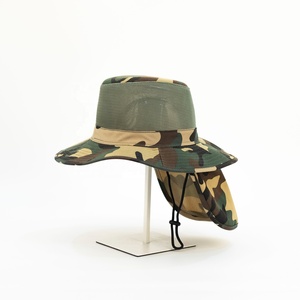 男性用 女性用 スポーティー アウトドア 大きなつば 防水 ウェスタン カウボーイ サンシェード フィッシャーマン 迷彩柄 調節可能 4つ - Product Image 6