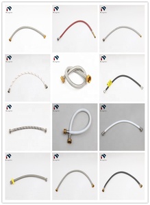 Yiwu 18 pulgadas 45cm de acero inoxidable baño trenzado manguera flexible - Product Image 6