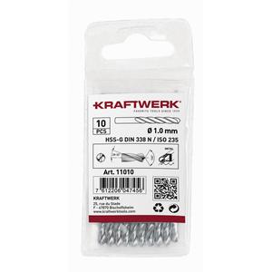Kraftwerk Forets hélicoïdaux HSS-G DIN 338-N 1.2mm - Product Image 3