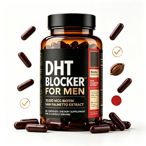 Cápsulas de Marca Privada OEM <span class=keywords><strong>Bloqueador</strong></span> de DHT para Hombres con Saw Palmetto, Biotina y Ortiga para el Apoyo a la Salud del Cabello - Product Image 6