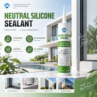Scellant en silicone à durcissement neutre certifié, plusieurs couleurs disponibles, Shandong OEM/ODM pour les projets de construction et de menuiserie