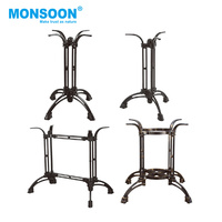 Pieds de Table en fonte ronde, 2 pièces, fabrication de meubles de maison, support de Table à manger