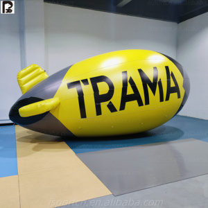 Publicidad de <span class=keywords><strong>globos</strong></span> de helio grandes inflables, dirigible de globo aerostático, dirigible de helio de 6m, dirigible de helio atado a Gas - Product Image 4
