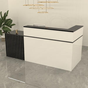 Bureau de réception d'entreprise durable, traditionnel et simple, avec bande lumineuse, mobilier commercial, salon de coiffure en Chine - Product Image 6