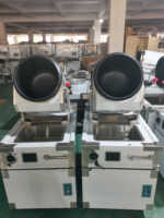 Wok de riz frit au gaz automatique pour restaurant Robot de cuisson intelligent pour sautés Machine de cuisson commerciale
