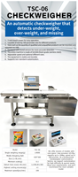 Máquina de Control de Peso Automática de Alta Velocidad para Alimentos, Precio de Fabricante Chino, Equipo de Control de Peso, Báscula de Control de Peso con Cinta Transportadora