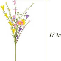Fleurs artificielles décoratives faites à la main pour le printemps et l'été, bouquets de marguerites pour la maison, les fêtes et les mariages