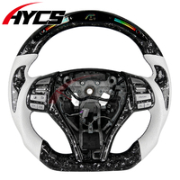 Volant en cuir personnalisé avec LED RPM en fibre de carbone forgée pour Nissan Altima SL SR Qashqai Navara Teana 2013-2016