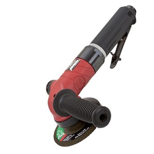 Meuleuse pneumatique Shinano Si Ag4 E2l Si Ag4 E2p Si Ag4 E2r à angle droit, roue abrasive de 6,35 mm, fabriquée au Japon - Product Image 1