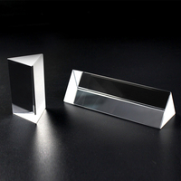 Fabricant prix bon marché Offre Spéciale verre cristal K9 silice fondue UV revêtement personnalisé lentille optique à prisme triangulaire