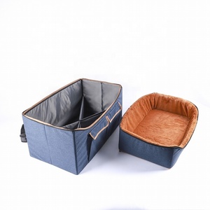 غطاء مقعد سيارة محمول للحيوانات الأليفة الكلاب عالي الجودة مقعد محمول سرير للحيوانات الأليفة في السيارة - Product Image 5