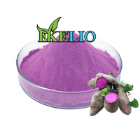 Polvo de sabor a Taro fresco Soluble en agua Polvo de fruta de Taro púrpura natural puro