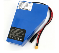 Batterie de vélo électrique rechargeable Triangle 18650 Li-ion Lithium 48V 52V 72V 15Ah 18Ah 20Ah 26Ah 30Ah