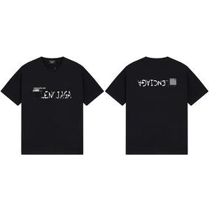 T-shirt da uomo <span class=keywords><strong>Balen</strong></span> 2026 OEM in maglia a tinta unita, stile atletico, leggera, traspirante, girocollo, manica corta, con logo stampato, MOQ basso - Product Image 4