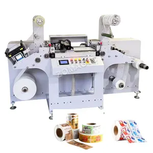 Fully Automatic Digital Adhesive Sticker Label Die Cutting Machine Slitter Die Cutter Roller Cutting Slitting Machinery