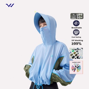 Chaqueta Ligera para Senderismo, Resistente a los Rayos UV, UPF50, Ropa de Protección Solar, Chaqueta Indonesia con Cubre Rostro, Baju Jas Anti Matahari - Product Image 2