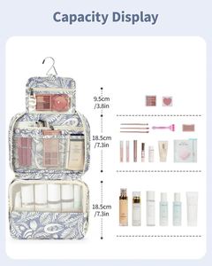 Wholesale Hanging Toiletry Bag Travel <b>Makeup</b> Bag Cosmetic Organizer Toiletries Bag for Travel - Product Image 2