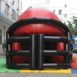 7 मीटर लंबी कस्टम सुरंग उच्च गुणवत्ता वाले मुद्रित लोगो प्रभावी रूप से वातावरण को इंफ्लेटेबल हेलमेट टेंट - Product Image 4