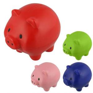 Pelota Antiestrés de PU con Forma de Cerdo, Pelotas Antiestrés Promocionales Económicas con Forma de Cerdo, Pelotas Antiestrés Personalizadas con Logotipo - Product Image 5