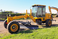 Niveleuse compacte GR1003 de marque supérieure, équipement léger de nivellement de terrain pour la construction municipale et agricole