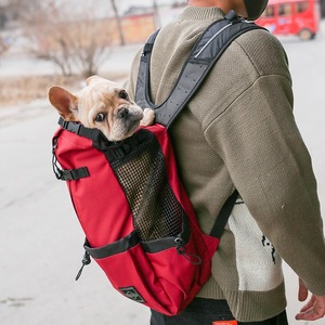 <span class=keywords><strong>Mochila</strong></span> Transpirable de Malla para Perros, <span class=keywords><strong>Mochila</strong></span> de Viaje Ajustable para Mascotas, Bolsa de Transporte para Perros para Viajes al Aire Libre - Product Image 2