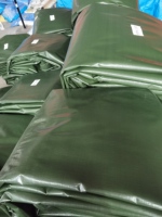 Bâche en tissu plastique vert de qualité supérieure avec œillets pour tentes et auvents, en feuilles, pour couverture unie et costumes, fabriquée en Chine