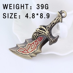 Collana Gioiello del Gioco <span class=keywords><strong>God</strong></span> <span class=keywords><strong>of</strong></span> War, Spada OLYMPUS KRATOS, Lame del Caos, Armi - Product Image 4