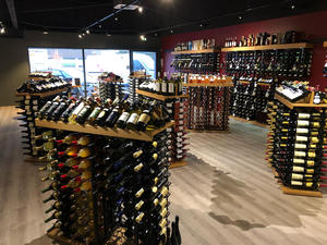 Estantes de góndolas de exhibición de madera, para tiendas de licor y vino, decoración Interior, venta al por menor, precio directo de fábrica - Product Image 2