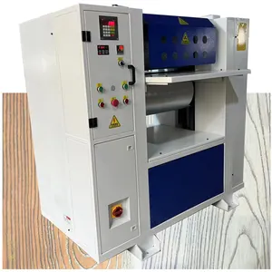 Embossed wood working machinery for furniture mdf wood grain plate embossing machine