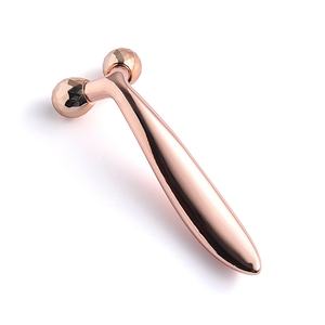 Customizable Simple Rose Gold Body Facial Roller Massager Face <b>Massage</b> <b>Tool</b> - Product Image 2