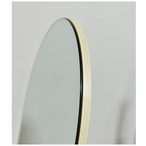 Miroir pleine longueur arqué à cadre noir, miroir mural fin pour chambre à coucher, salon, entrée, hôtel - Product Image 6
