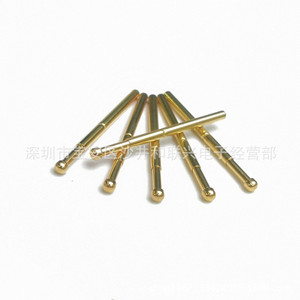 Sonda de prueba con baño de oro PA125, punta redonda de 2.0mm, cabezal de pin de resorte de 2.5mm, perforación de 2.4mm, piezas para instrumentos - Product Image 2