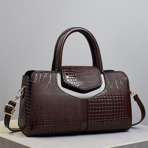 Women's New Model Export Quality Glossy Embossed Shoulder/Crossbody Handbag <b>Large</b> Capacity Commuting Zipper Closure <b>Pillow</b> - Product Image 3