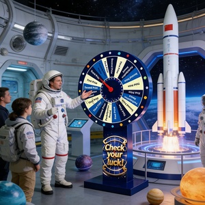 <span class=keywords><strong>Rueda</strong></span> de la Fortuna Interactiva con Luces LED para Stand de Carnaval, <span class=keywords><strong>Sorteo</strong></span> de Premios Aleatorios, Rifa de Premios - Product Image 3