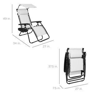 Bestex <span class=keywords><strong>Chaise</strong></span> de <span class=keywords><strong>plage</strong></span> d'extérieur de haute qualité <span class=keywords><strong>avec</strong></span> <span class=keywords><strong>pare</strong></span>-<span class=keywords><strong>soleil</strong></span> pliable, <span class=keywords><strong>Chaise</strong></span> de <span class=keywords><strong>plage</strong></span> inclinable pliante <span class=keywords><strong>avec</strong></span> parasol <span class=keywords><strong>Chaise</strong></span> de loisirs - Product Image 5
