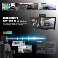 Système Android 15, écran CarPlay 11,26'', caméra avant et arrière DVR, CarPlay sans fil et Android Auto, lecteur multimédia tactile pour voiture