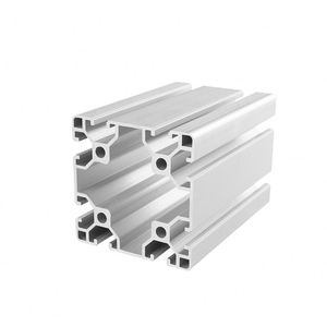 European Standard 8080L Aluminum Alloy Square Tube <b>Fabricating</b> <b>Machine</b> T5 Temper <b>Cutting</b> Service Flower Tube Profile 80x80mm - Product Image 1