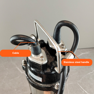 V750f Hướng Dẫn Đường Sắt Hệ Thống 0.75kw 220V Duy Nhất Giai Đoạn Nước Thải Bơm Thép Không Gỉ Chìm Máy Bơm Nước Với <span class=keywords><strong>Float</strong></span> Chuyển Đổi - Product Image 4