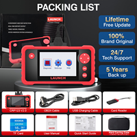 Herramienta de Diagnóstico CRP123 V2.0 OBD2 para Motor/ABS/SRS/Transmisión, Lector de Códigos de Bolsas de Aire SRS, Disponible en Almacenes de EE. UU. y la UE