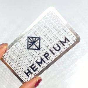 บัตรธุรกิจดิจิทัลไทเทเนียม 0.5 มม. บัตรธุรกิจโลหะพร้อมชิปแบบกำหนดเอง - Product Image 2