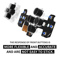 Kit de boutons d'action tactiles personnalisés EXtremeRate, kit de clics de souris, kit de clics frontaux pour manette PS5 BDM-030