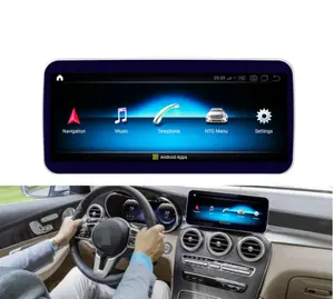 10.25 "Android 11 auto dvd player für Mercedes Benz C Class W205 S205/GLC Class X253 2015-2021 Car Video GPS Player
