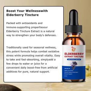 Gotas Líquidas de Saúco de Alta Potencia con Extracto de Saúco, Refuerzan el Sistema Inmunológico, Suplemento Herbal, Apoyo para Mejorar la Inmunidad - Product Image 3
