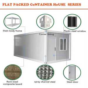 Casas Portátiles Prefabricadas de Contenedores Marítimos Modernos de 20 pies, Casa Contenedor Modular Desmontable de Lujo, Apartamento con Paneles Sándwich - Product Image 5