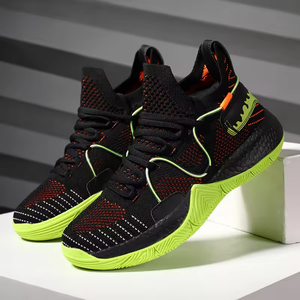 2024 High Quality <b>Net</b> Cloth Basketball Shoes Large Size Breathable Men's Sports Shoes Custom Sneakers Casual running shoes - Product Image 2