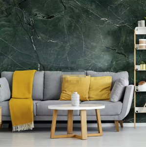 Mural de papel tapiz fotográfico autoadhesivo <span class=keywords><strong>para</strong></span> arañazos de mármol verde oscuro - Product Image 2