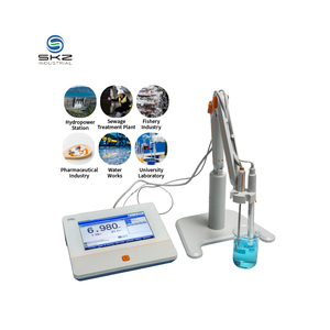 Medidor de <span class=keywords><strong>pH</strong></span> de laboratorio de sobremesa digital PH500T con 6 calibraciones y pantalla táctil a color para pruebas de calidad del agua - Product Image 2