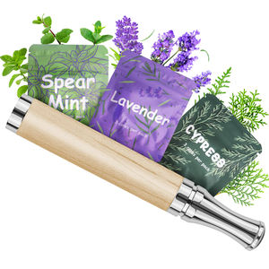 Bâton inhalateur d'oxygène vide pour l'entraînement respiratoire, avec huile essentielle de lavande, pour soulager l'anxiété et favoriser une meilleure respiration, parfum Rave - Product Image 4